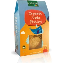 Wefood Kids Organik Sade Tereyağlı Bisküvi 50 G - 5 Adet