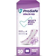 Prosafe Günlük Ped Extra Uzun 20'li - 7 Adet