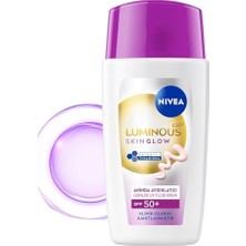 Marmara Avm SPF50 LUMINOUS630 Skin Glow Aydınlatıcı Yüz Güneş Kremi 40 Ml, Nemlendirici, Eşit Cilt Tonu, Niasinamid, Thiamidol