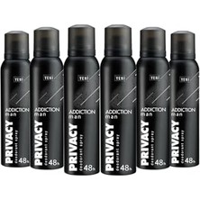 Marmara Avm Man Addiction Erkek Deodorant, 6 x 150 ml