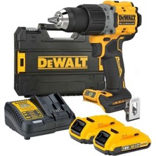 Dewalt DCD800D2T 18V 2.0 Ah Kömürsüz Vidalama Makinası Çift Akülü Darbesiz Yüksek Performans