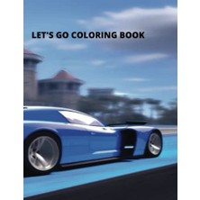 Marmara Avm In Sheets Colorıng Book For All Ages 8.5X11 36 Let S Go Colorıng Book Blue Paperback