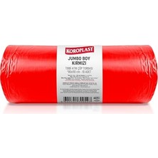 Marmara Avm Büzgülü Tıbbi Atık Poşeti Jumbo Boy, 80X110 Cm, 10X10'LU, Sızdırmaz ve Yırtılmaz, Geri Dönüştürülebilir