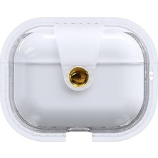 Marmara Avm Apple ile Uyumlu Airpods Pro 2 Airbag 33 Darbelere Karşı Dayanıklı Magnetik Kılıf Şeffaf