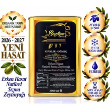 Boztepe Erken Hasat Natürel Sızma Zeytinyağı 3 LT (2026/27) –Soğuk Sıkım Filtresiz