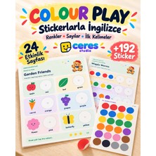 Ceres Studio Colour Play Stickerlı Ingilizce Renk ve Sayı Etkinlik Seti