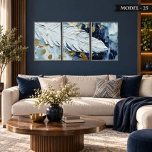 Akıllı Kağıt Yapışkanlı Keçe Tablo - Poster Çiçek (Model- 25)