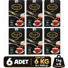 Sembol Çay Sembol Gold Çay 6 kg – 6 x 1 kg Ekonomik Paket, Toptan Çay, Kafe, Kıraathane, Çay Ocağı ve Işletmelere Uygun