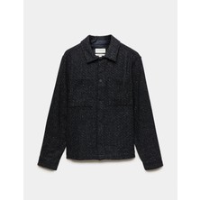 Marks & Spencer Dokulu Regular Fit Gömlek Ceket