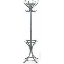 Maison Luré Metal Ayaklı Askılık Portmanto 175CM 100 kg Gri