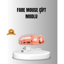 Veraura Lifestyle Çift Modlu Kablosuz Bluetooth 5.0 + 2.4ghz Mouse – 3 Cihaz Bağlantılı, Hızlı Geçiş Düğmeli
