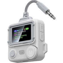 Keepro Bluetooth 5.4 Verici Alıcı LCD Renkli Ekran Çift Modlu Tx & Rx 3.5mm Aux Uyumlu