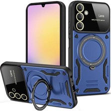 Veraura Lifestyle Samsung Galaxy S23 Fe Kılıf Joy Lens Standlı Kapak - Lacivert