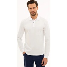 Pierre Cardin Erkek  Slim Fit Polo Yaka Sweatshirt G021GL082.000.1208969