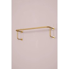 Maison Luré Yuvarlak Borudan U Askı 90 cm Gold Askılık