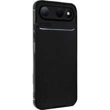 Veraura Lifestyle Tecno Spark 50 5g Auto Focus Karbon Kapak - Siyah