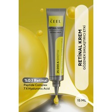 The Ceel Retinal Shot %0,1 Sıkılaştırıcı & Güçlendirici Krem Retinal,7x Hyaluronic Acid, Q10 15 ml