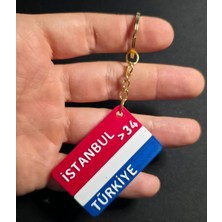 Şimika Istanbul Şehir Il Plakalık Anahtarlık
