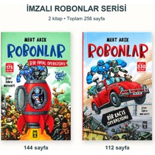 Timaş Mert Arık Imzalı Robonlar Serisi 2 Kitap Seti Bir Hayal Operasyonu ve Bir Kaçış Operasyonu