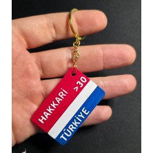 Şimika Hakkari Şehir Il Plakalık Anahtarlık