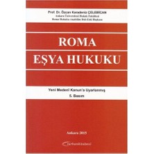 Turhan Kitabevi Yayınları Roma Eşya Hukuku - Özcan Karadeniz Çelebican