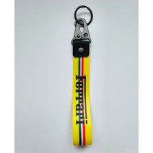 Şimika Bez Oto-Moto Kumaş Anahtarlık Kaliteli Aksesuar 19CM Cift Taraflı Baskı