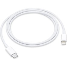 Cepsuar Iphone Uyumlu 11/12 Pro Max Lightning Hızlı Şarj Tye C Lightning Şarj Kablosu Beyaz