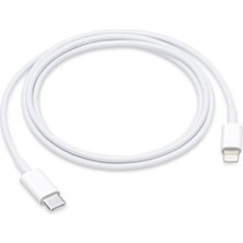 Cepsuar Iphone Uyumlu Lightning Hızlı Şarj Tye C Lightning Şarj Kablosu Type C Kablo Beyaz