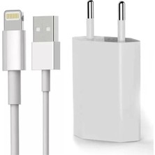 Cepsuar Iphone Uyumlu Şarj Aleti USB Kablosu Şarj Seti Beyaz