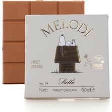 Melodi Peanuts Collection Sütlü Çikolata Tablet 60G