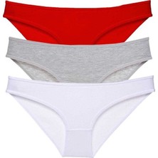 3 Adet Süper Eko Set Likralı Kadın Slip Külot 542