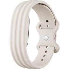 Maks Technology Google Fitbit Air Kordon Sportif Çizgili Ayarlanabilir Premium Silikon Maks Kayış