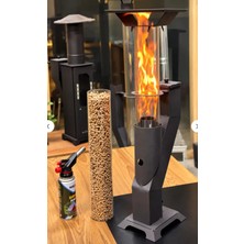 Bayfırıns Nero Orta Boy Pelet Soba PÜRMÜZ & ÇAKMAK HEDİYE