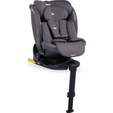 Kraft Slipper Fix Kızaklı I-Size (40-150 Cm) 0-36 kg Oto Koltuğu Gri