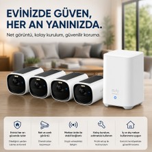 Eufy Security Dış Mekân Solar Kamera Seti "bulutlu Günlerde De Güç Kaybetmesin"