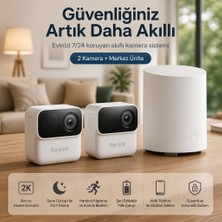 Reolink Bataryalı Güvenlik Kamera Seti "kayıtları 1 Tb'a Kadar Yerelde Saklayın"