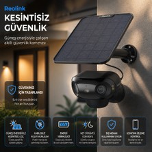Reolink Solar Dış Mekân Kamerası "geceyi Renkli Ayrıntılarıyla Görün"