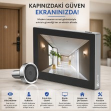 Ezviz Ezvız Dijital Kapı Dürbünü "146° Geniş Açıyla Kapı Önündeki Kör Noktaları Azaltın"