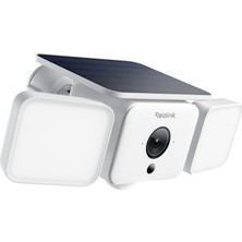 Reolink Solar Floodlight Cam Floodlight Kamera "kablo Çekmeden Bahçenizi Aydınlatın"