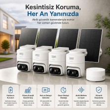 Nelix Eufy Dış Mekân Güvenlik Kamerası Seti "kameraları Şarja Taşımayın"