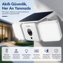 Reolink Solar Floodlight Kamera "insan, Araç ve Hayvanı Ayrı Algılayın"