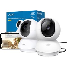 Tapo C200P2 Iç Mekân Güvenlik Kamerası "360° Görüşle Oda Içinde Kör Noktaları Azaltın"