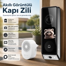 Ezviz Ezvız Kablosuz Görüntülü Kapı Zili "kapıya Gitmeden Ziyaretçilerle Konuşun"