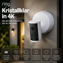 Ring Dış Mekân Poe Güvenlik Kamerası "radar Destekli Uyarılarla Gereksiz Bildirimleri Azaltın"