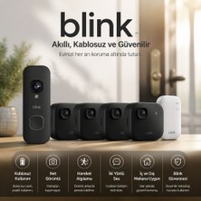 Blink Güvenlik Kamera ve Kapı Zili Paketi "kapıdaki Kişiyi Baştan Ayağa Görün"