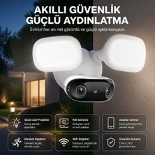 Reolink Floodlight Kamera "hareketi Kaydedin, Alanı 3000 Lümenle Aydınlatın"