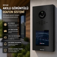 Metzler Video Kapı Interkomu "kapıyı Telefonunuzdan Açın"