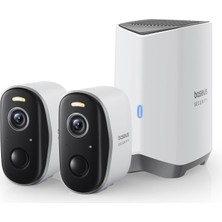 Nelix Baseus N1 2-Cam Kit Bataryalı Dış Mekân Kamerası "210 Gün Şarj Düşünmeden Izleyin"
