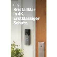 Ring Battery Video Doorbell Pro Bataryalı Görüntülü Kapı Zili "retinal 4K ile Kapıdaki Detayları Yakından Görün"