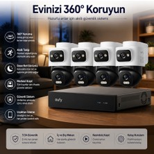 Eufy Security 4'lü Poe Nvr Sistemi "hareketi Geniş Açıdan Ptz Detayına Taşıyın"